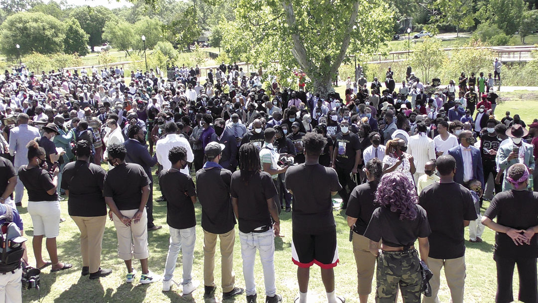 2020 Million Man March Crowd at MLK Park